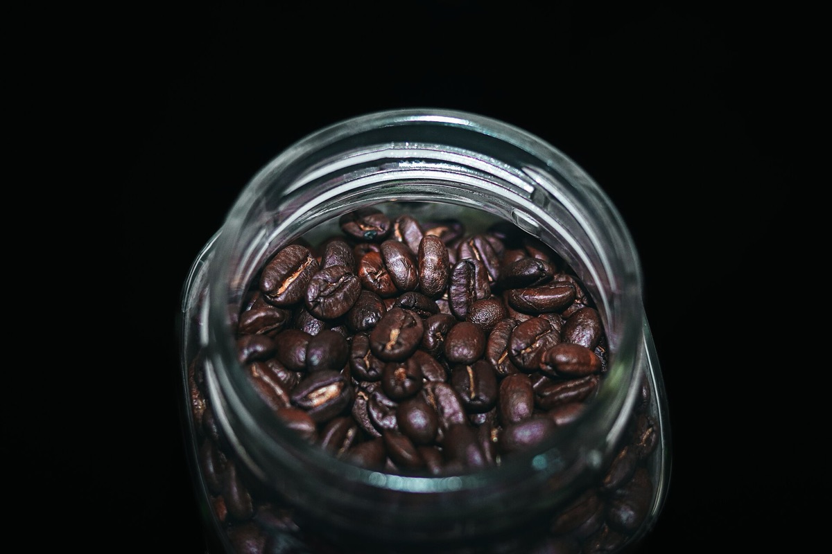 coffee bean in jar