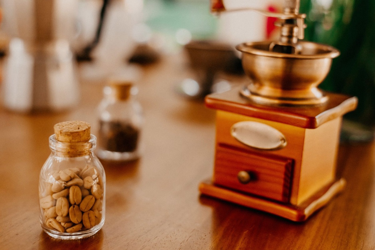 Vintage italienische Kaffeemühle