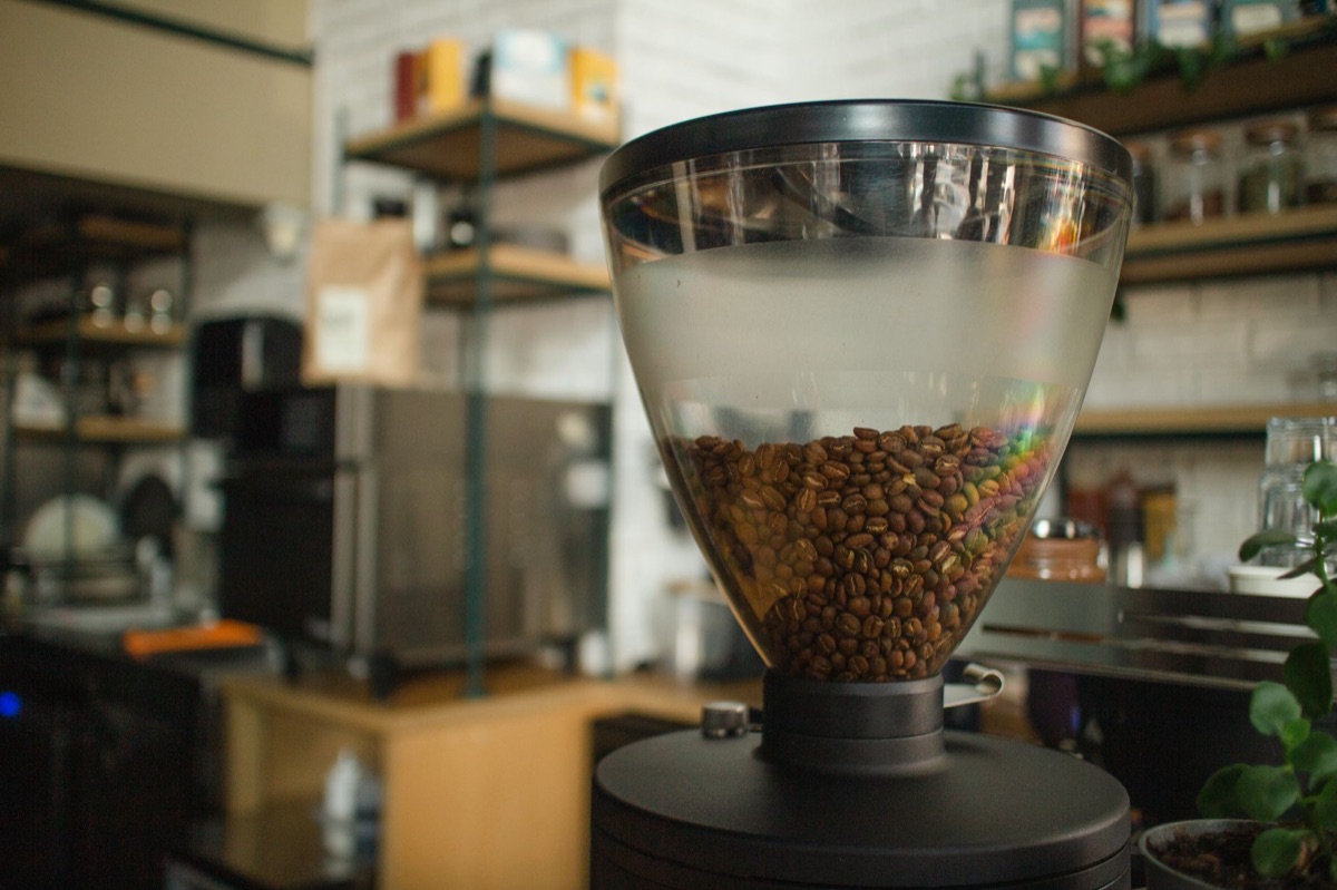 máquina de moída de café