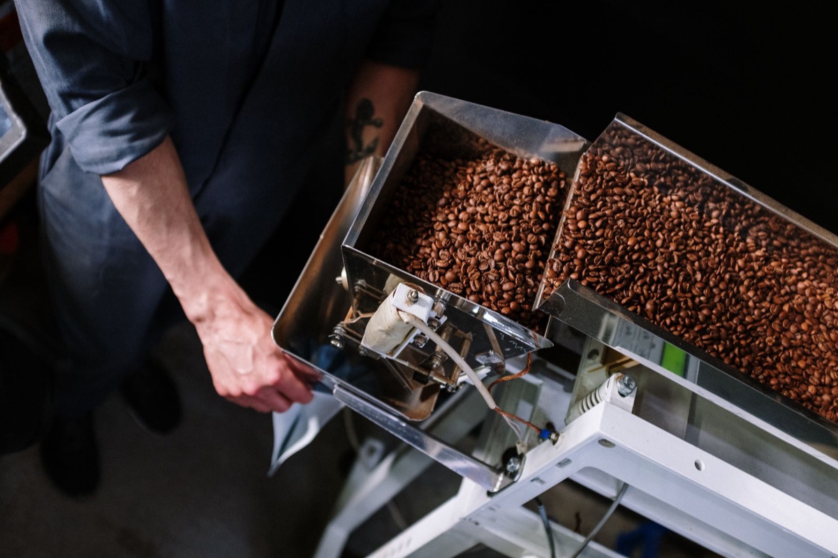 Machine à café dans une cuisine