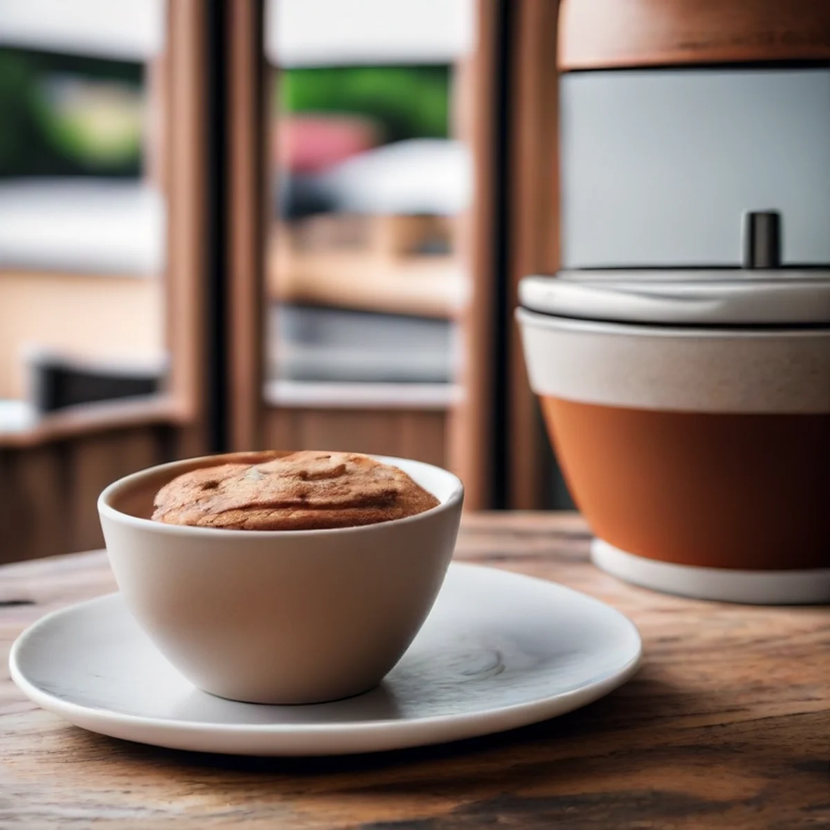 Un café suédois avec une machine à café vintage