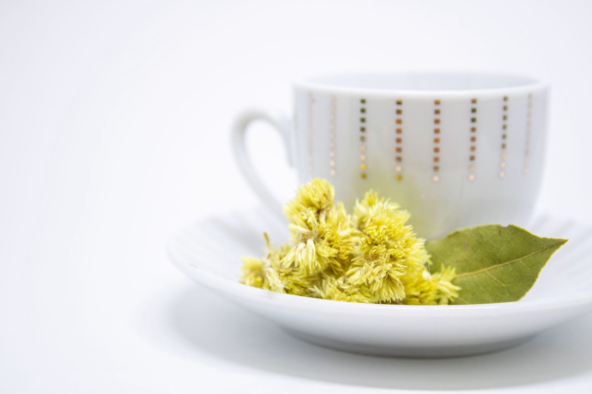 tasse de tisane verte