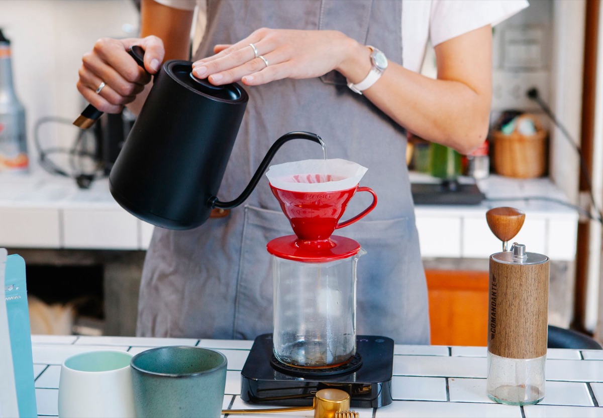 milling and scaling in kitchen
