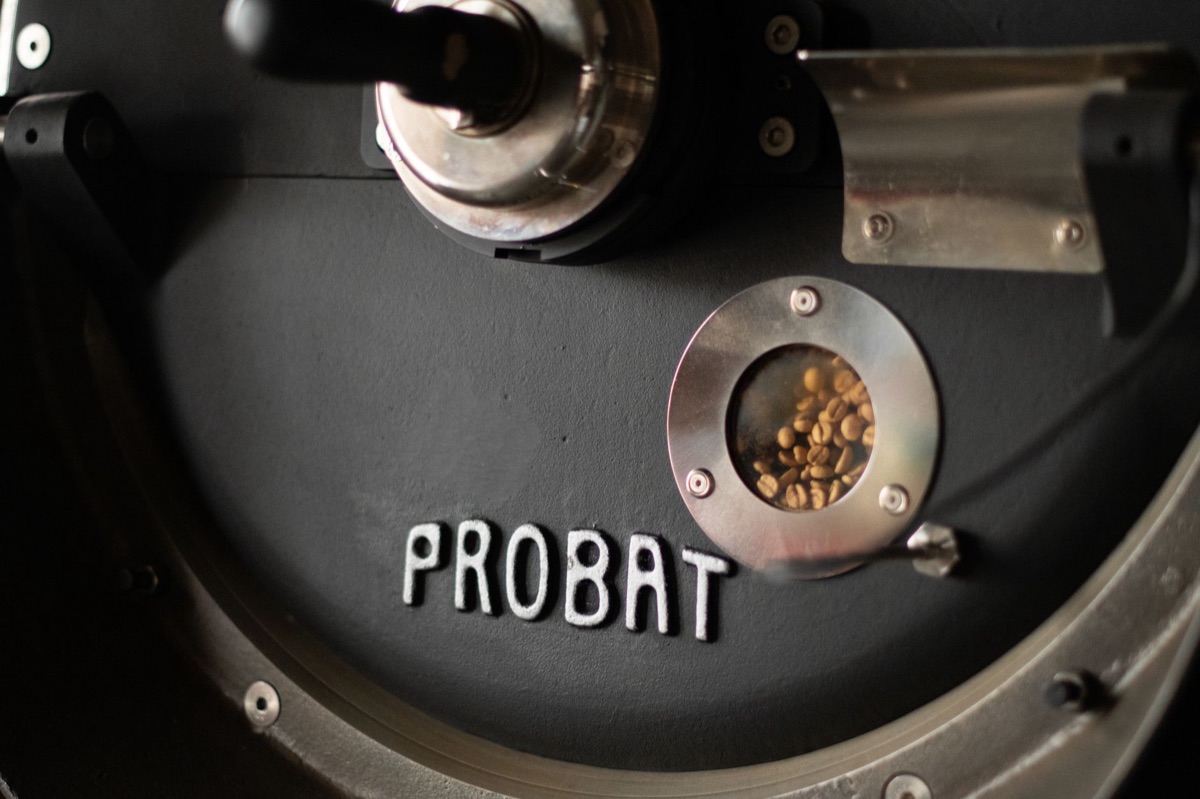 Kaffeebohne-Rostmaschine mit Temperaturkontrolle
