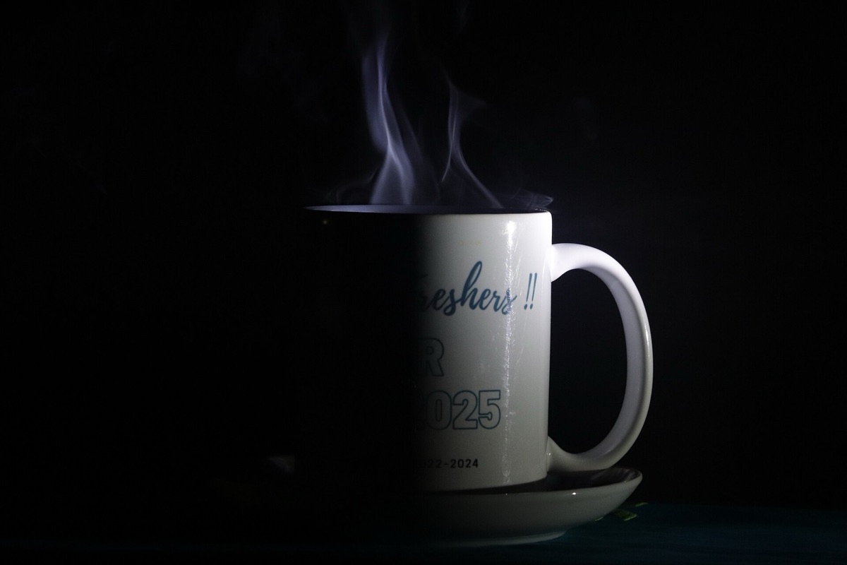 coffee cup with steam