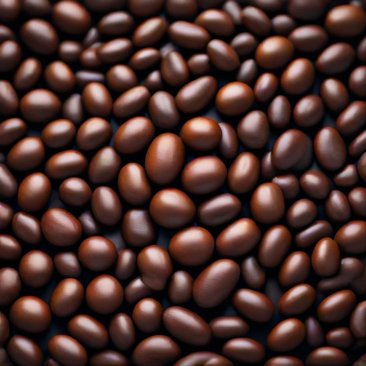 Close-up of premium roasted coffee beans