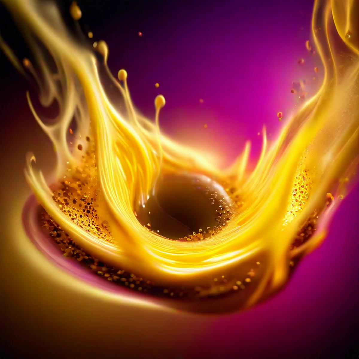 concetto astratto dell'aroma e dei profumi del caffè